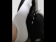 Preview 1 of White socks Jerking off
