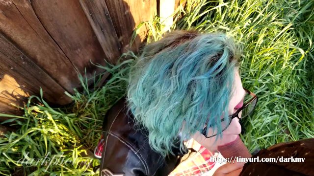 Trespasser would rather suck cock than talk to the police.  She doesn't care for the taste of cum.