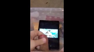 Jacking off while watching porn #8 (Sorry for the bad lighting)