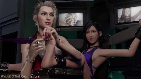 Tifa gekieteld door Scarlet - Commissie TRAILER