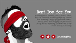 [Gay Audio] Your Muscular Rent Boy Makes Your Dreams Come True