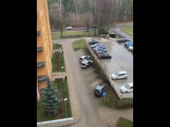 Nudist girl gets locked out of house naked