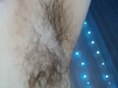 Extreme Hairy Armpit Closeup on Cam