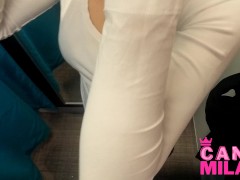 Video Hot Quickie in Public Changing Room at the Mall - Sexy Teen Amateur Blowjob and Cumshot