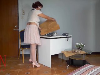 secretary. SeXretary. No panties office milf. Nude office. Naked secretary at office. cam 1