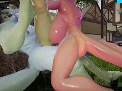 Furry Futta Dragon Big Butt and Big Cock double penetration Yiffalicious