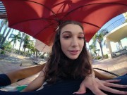 Preview 4 of VR Bangers - Outdoor Fucking GFE With Teen Lily Lou VR Porn