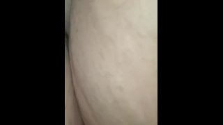 Sex with fat girl! Cowgirl!cum inside and close up!!