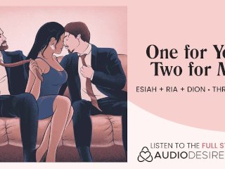 3some, erotic audio for men, threesome, asmr moaning