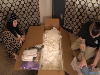 Unboxing and Fucking Our New Blue Elf RealSex Doll_from Sex Doll_Center - Mister Cox Productions