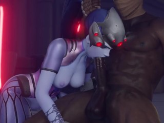 Widowmaker Face Fucked by BBC