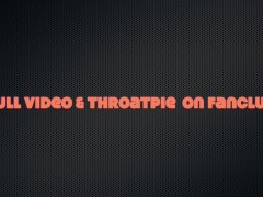 Beautiful Milf in Thigh High Orange Stockings Gets Inverted 69 Deepthroat Facefuck Throatpie