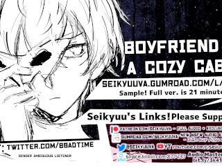 [NSFW_Boyfriend ASMR] Cozy Cabin Secret Fuck