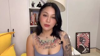 amateur chinese hot guy masturbating testing new pocket pussy sex toy