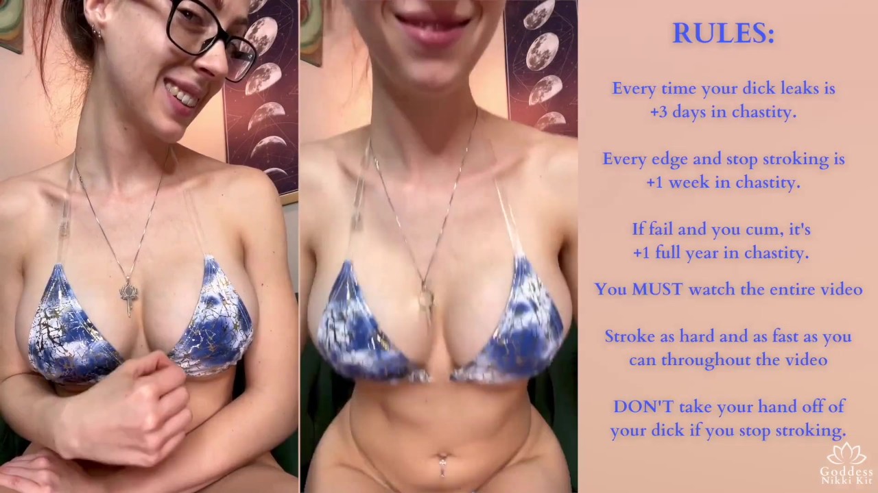 Gentle femdom chastity