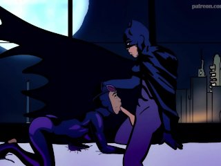 batman and catwoman, hentai, dark knight, anime