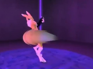 Renamon Pole Dancing