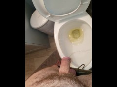 2 Minute Uncut Desperate Piss! Longest Pee Ever!?!