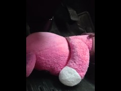 女装 ペダルパンピング ぬいぐるみ エナメルパンプス 運転 フェチ - Screenshot 13 of 16 - Trampling