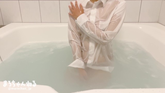 【密着混浴ローション風呂】全身ヌルヌルで感度MAX! 生ハメ立ちバックSEX 素人/パイズリ/手コキ/ハメ撮り/個人撮影/まろちゃんねる