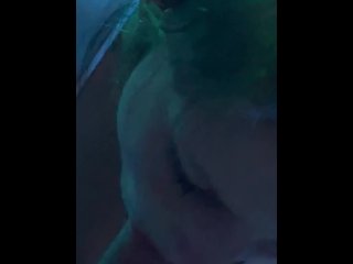 Deep thoating my bf dick