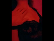 Preview 2 of Young wife dancing and blowjob under red light