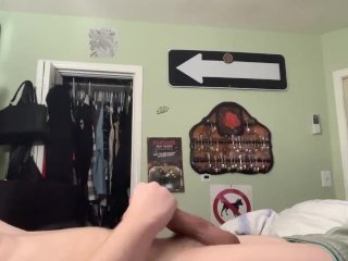 Teasing cock with vibrator until orgasm ASMR
