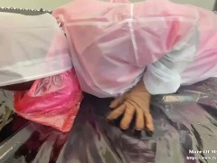 [NANA] Multilayer raincoat self bondage breathplay