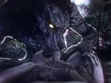 Werewolf give best blow job to hunter HD by Dragon-V0942