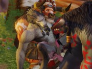 Preview 3 of Worgen has an orgy with Tauren HD by Kutar_G