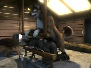 Preview 6 of Wolf hump a tied donkey in Stable HD by h0rs3