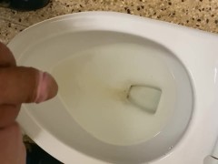 Running to public rest stop toilet before I accident moaning with strangers around #4 Ohio
