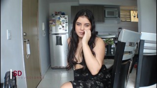I fuck my stepsister after her boss leaves her horny- MelanieC- Spanish porn
