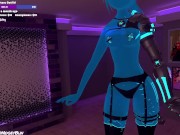 Preview 3 of Trans Vtuber is Restrained IRL and Teased With Remote Control Toys Until She Cums in VR