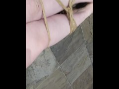 Thick Rope Bunny in Pink Teddy