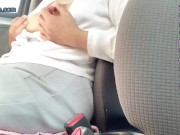 Preview 3 of Amateur Japanese woman masturbating in a car