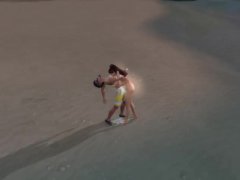 водолаз поимел девушку прям на песчаном пляже - Screenshot 1 of 16 - Game