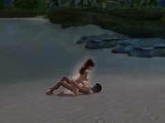 водолаз поимел девушку прям на песчаном пляже - Screenshot 11 of 16 - Sims 4