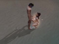 водолаз поимел девушку прям на песчаном пляже - Screenshot 4 of 16 - Game