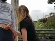 Preview 5 of Another gigantic and risky cumshot in public
