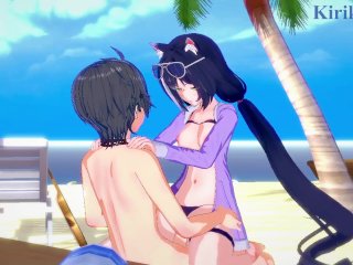 Karyl_and Yuuki Have Deep Sex on theBeach. - Princess Connect! Re:Dive Hentai