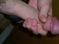 DOUBLE COCK RING AROUND BALLS MASTURBATION