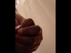 BBC Masturbation In Shower
