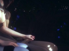 Hentai Uncensored - Kana Handjob in a Jarden