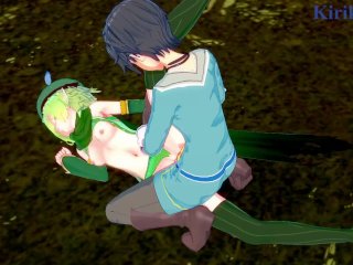 Aoi and Yuuki have deep sex in the open air. - Princess Connect! Re:DiveHentai