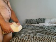 Preview 6 of Bushmanjim and Buddy Keegan fuck and DP fuck their new Sohimidoll, then both cum on toy