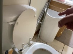 Curved Dick Pissing Hard?