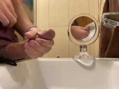 COULDNT RESIST MY HORNINESS AND CAME IN THE SINK