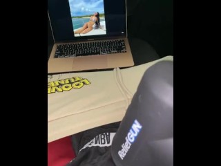 Massager makes me cum_quick. Pleasuring myself to Kylie Jenner