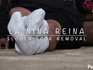 La Nina Reina Slouch Sock Removal Preview